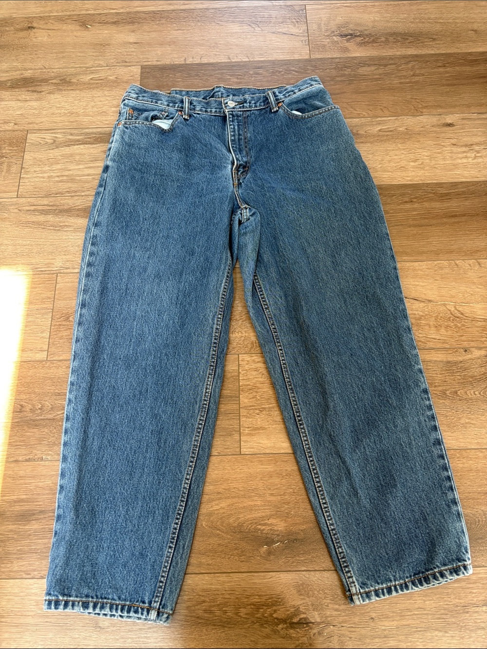 Levi's 560 Classic Relaxed Fit Blue Denim Jeans 36x30